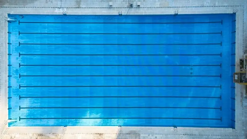 clean swimming pool outdoor sunlight