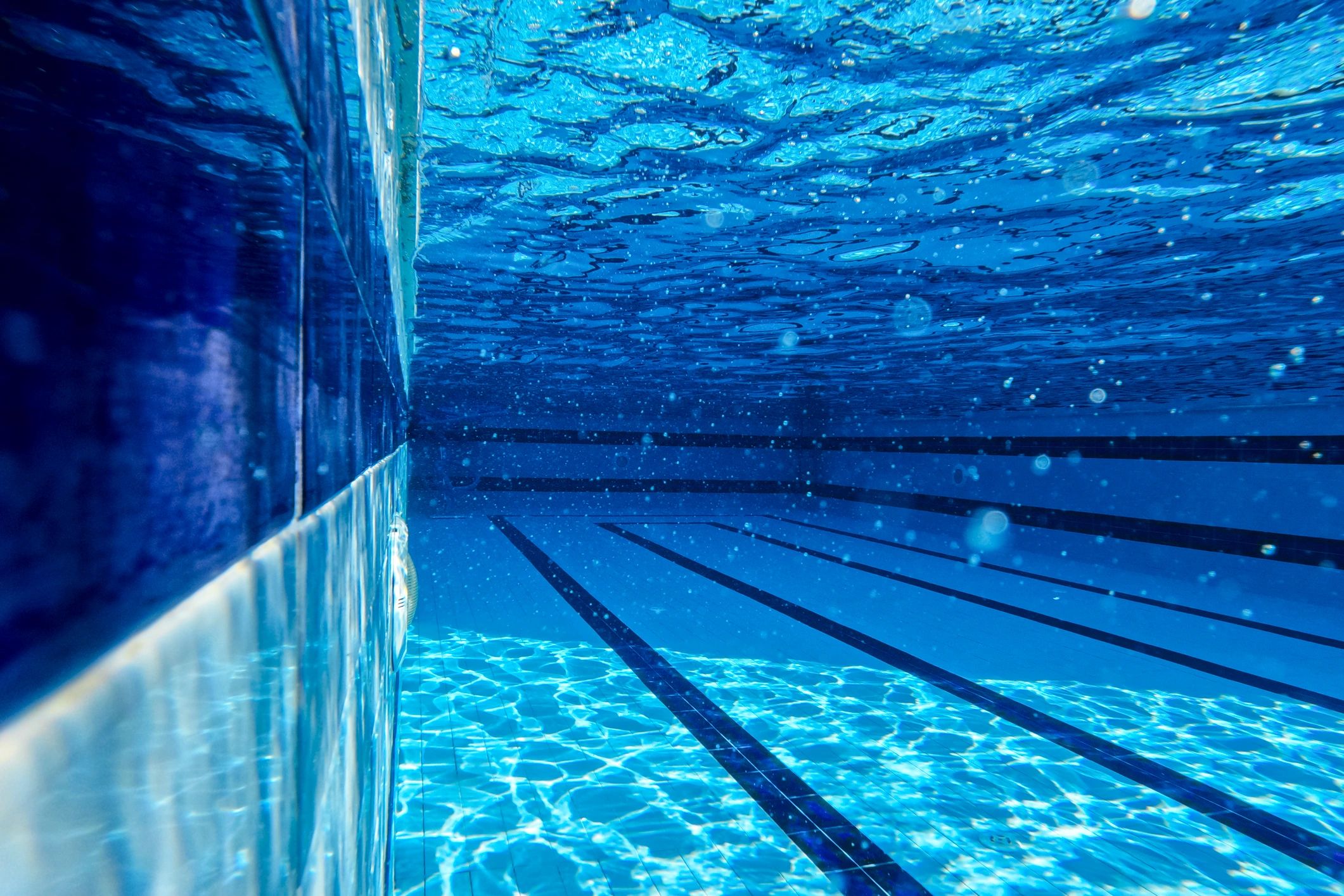 clean swimming pool outdoor sunlight