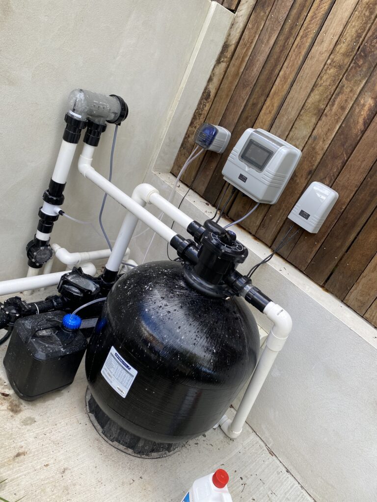 pool equipment installation as part of Brisbane pool maintenance